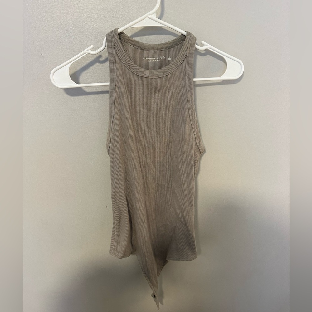 Abercrombie and Fitch Gray Bodysuit